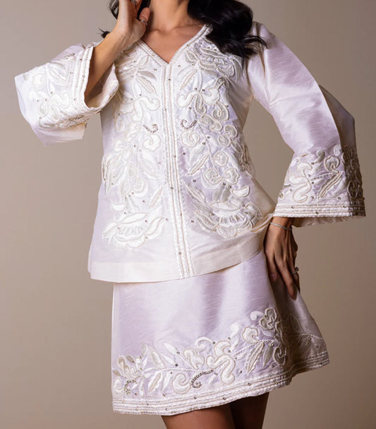 ⁠White Lotus Skirt