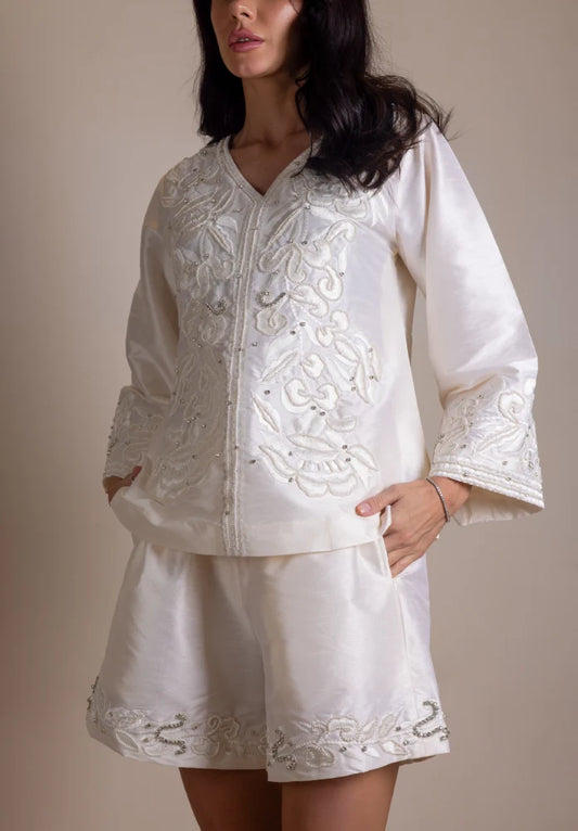 White Lotus Shorts