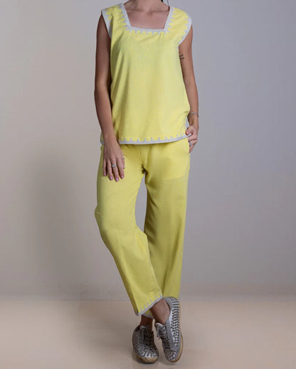 Straight-Leg Pants